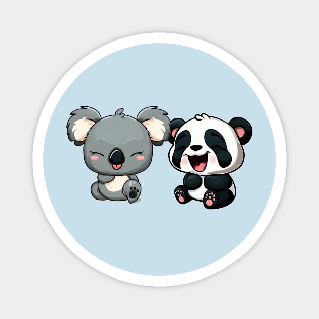 Coala&Panda Magnet by ajou